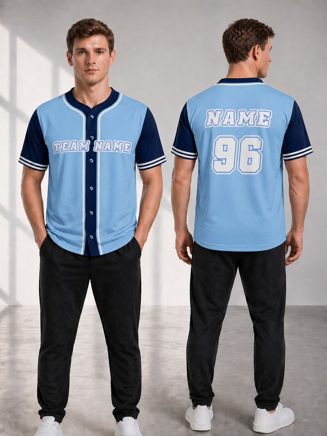 Colorful sports jersey sublimation